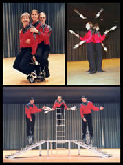 Triwengos - Rad und Jonglage Show